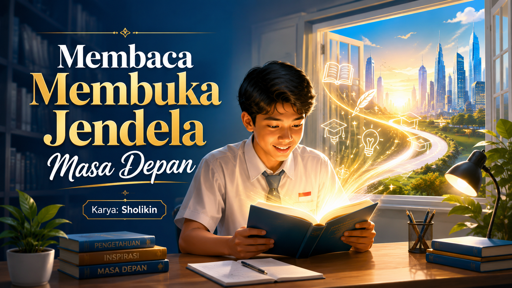Sampul Membaca Membuka Jendela Masa Depan